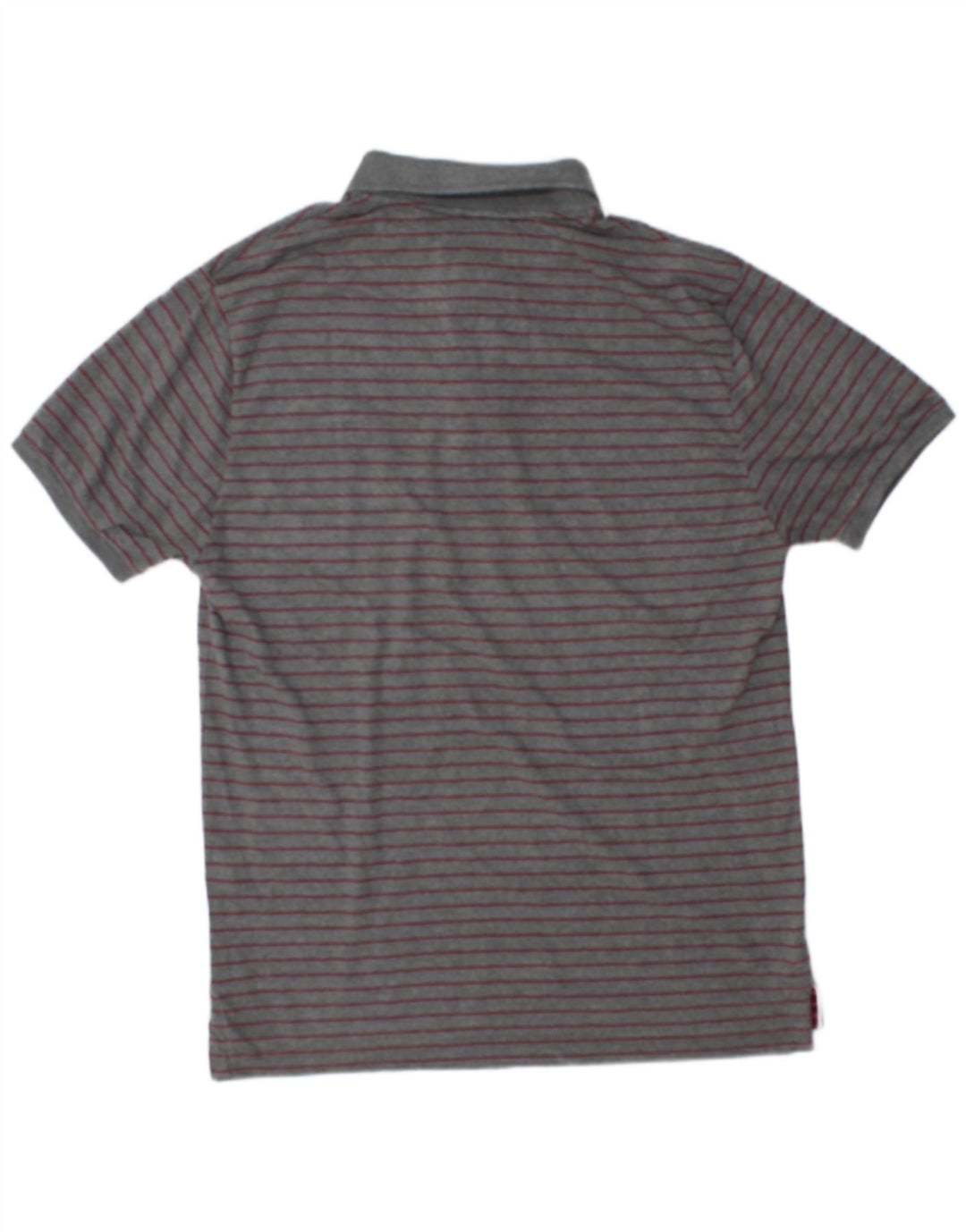 Camisa polo masculina Scout 2XL algodão listrado cinza