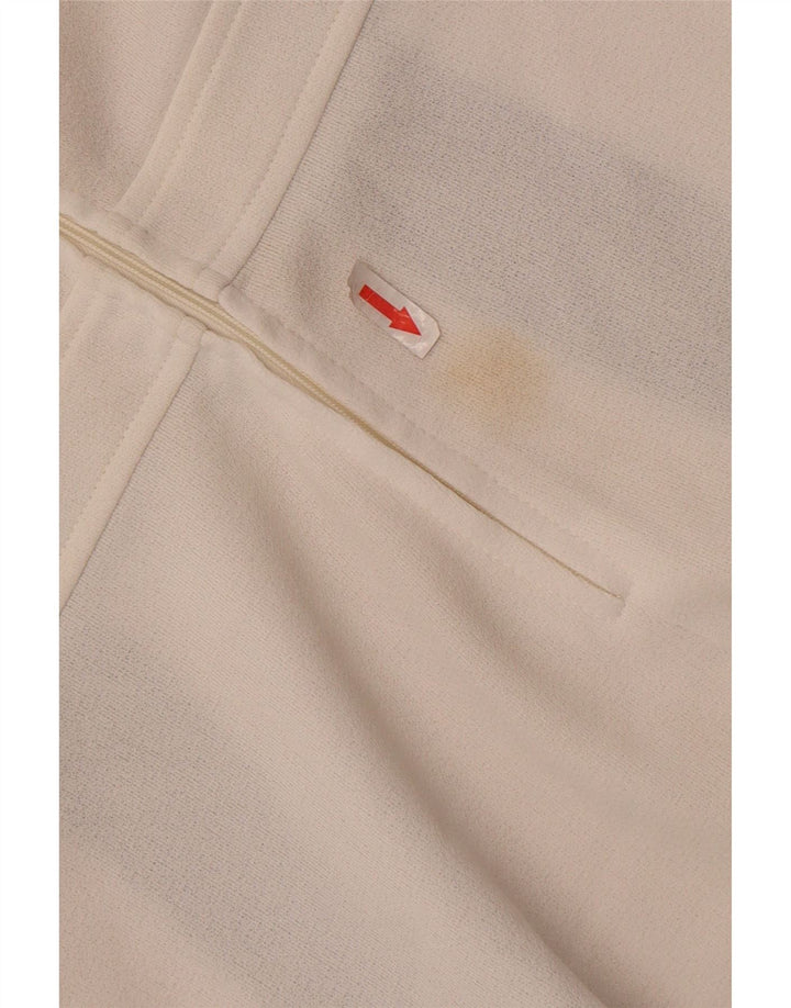 Blusa feminina vintage sem mangas Top IT 46 grande bloco colorido branco