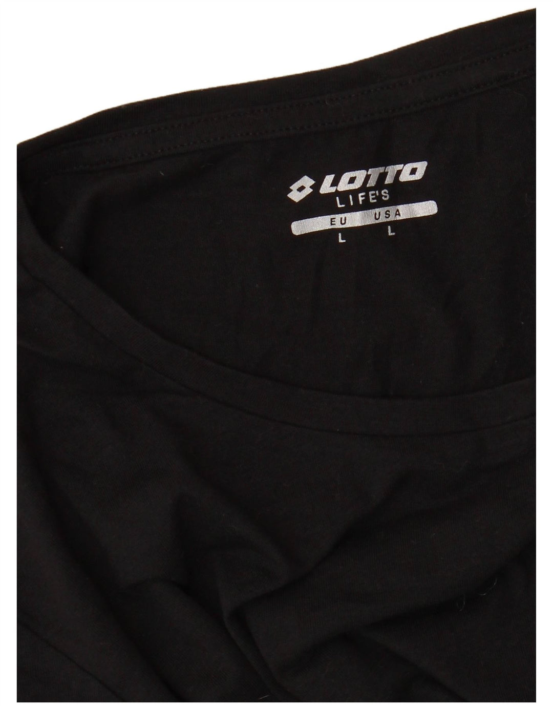 Camiseta feminina LOTTO UK 16 grande preta
