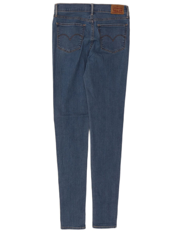 Calça jeans feminina Levi's 710 Super Skinny W29 L32 azul algodão