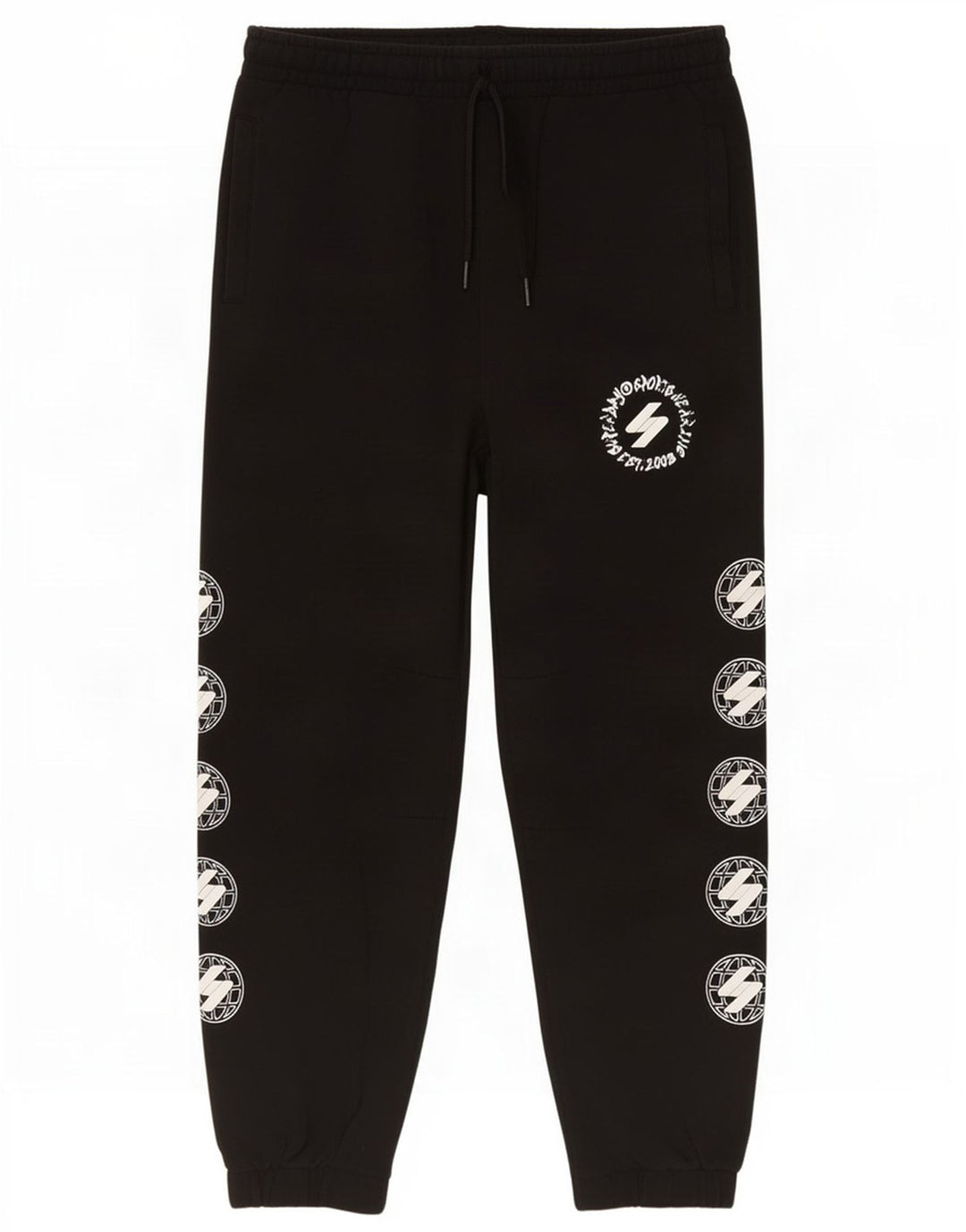 Calça de treino masculina Superdry Graphic Joggers pequena preta