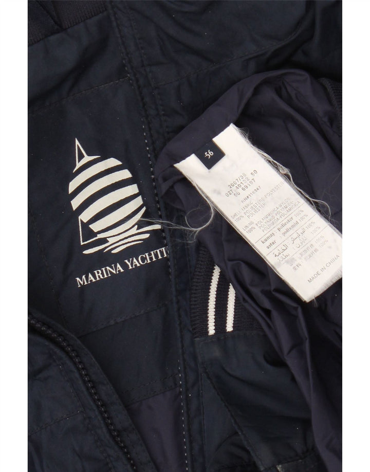 Jaqueta bomber masculina Marina Yachting IT 56 3XL poliéster azul marinho