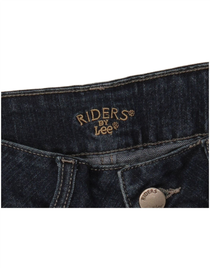 Shorts jeans feminino Riders LEE W32 grande azul marinho