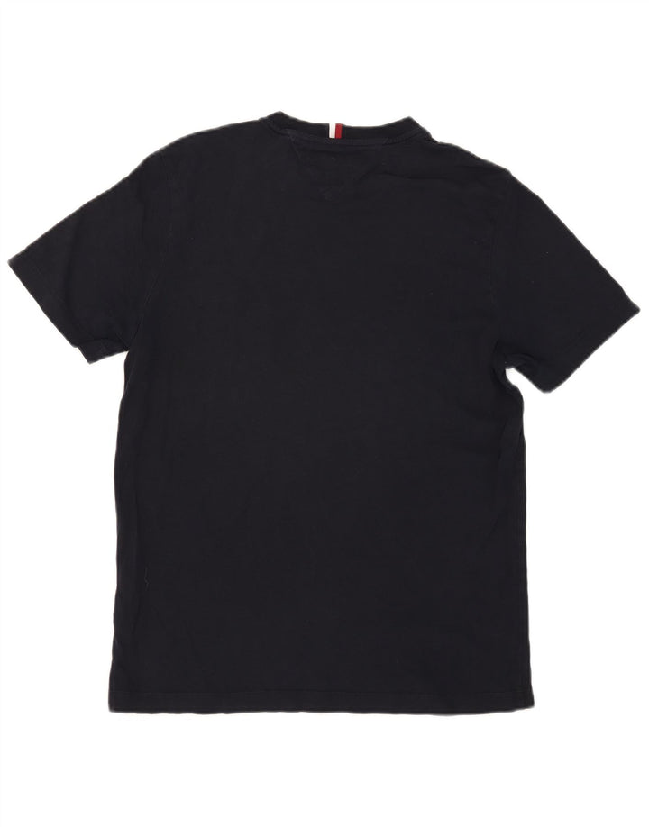 Camiseta masculina Tommy Hilfiger Regular Fit Top Médio Azul Marinho