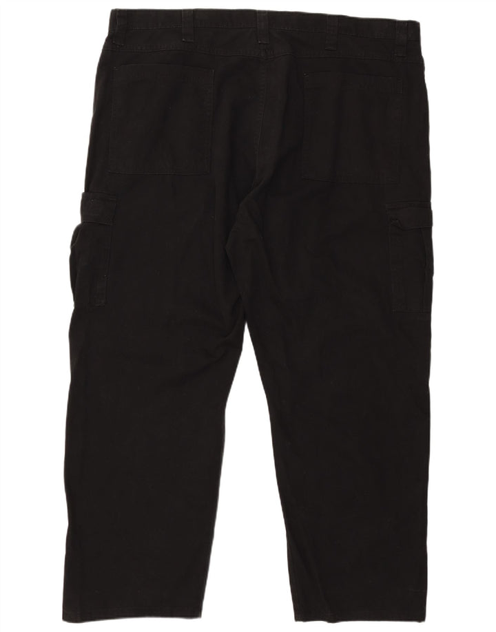 Calça cargo masculina Wrangler reta W44 L30 algodão preto