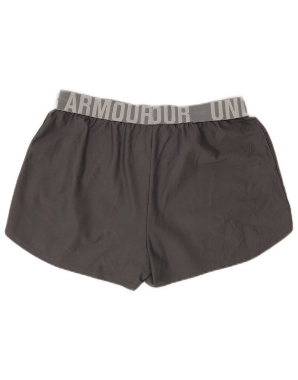 Shorts de natação feminino Under Armour Heat Gear Graphic UK 14 cinza médio