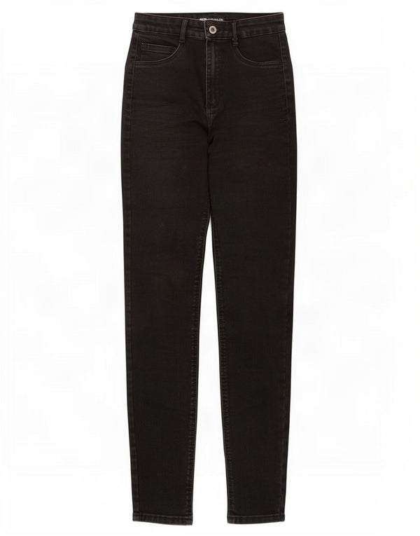Calça jeans skinny feminina Zara cintura alta EU 36 XS W26 L28 preta