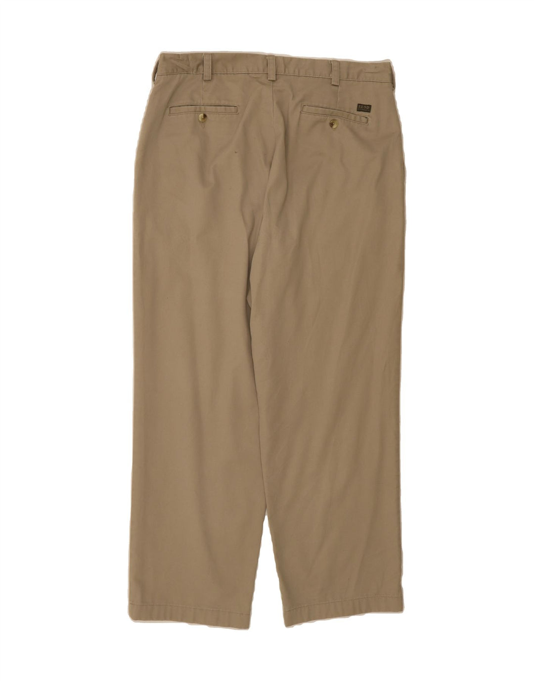 IZOD Mens Straight Chino Trousers W36 L30 Beige Cotton Vintage Izod and Second-Hand Izod from Messina Hembry 