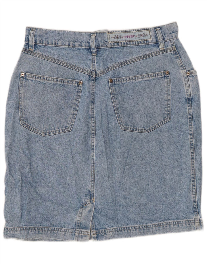 Saia jeans feminina H.I.S IT 44 Médio W30 Azul