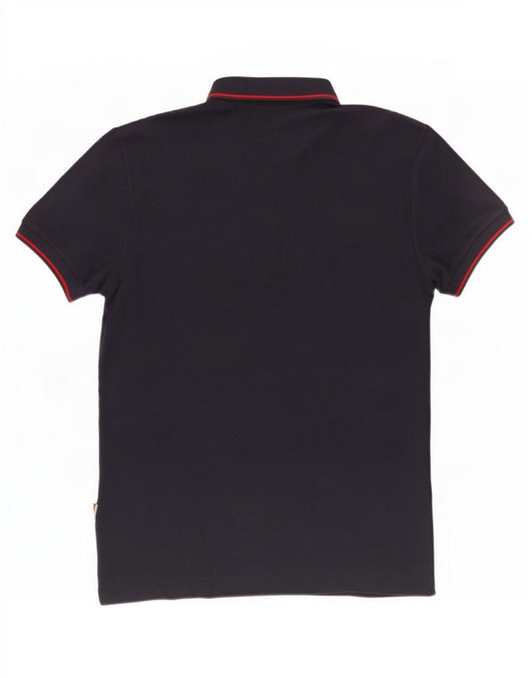 Camisa polo masculina Lacoste Regular Fit tamanho 3 pequeno algodão azul marinho