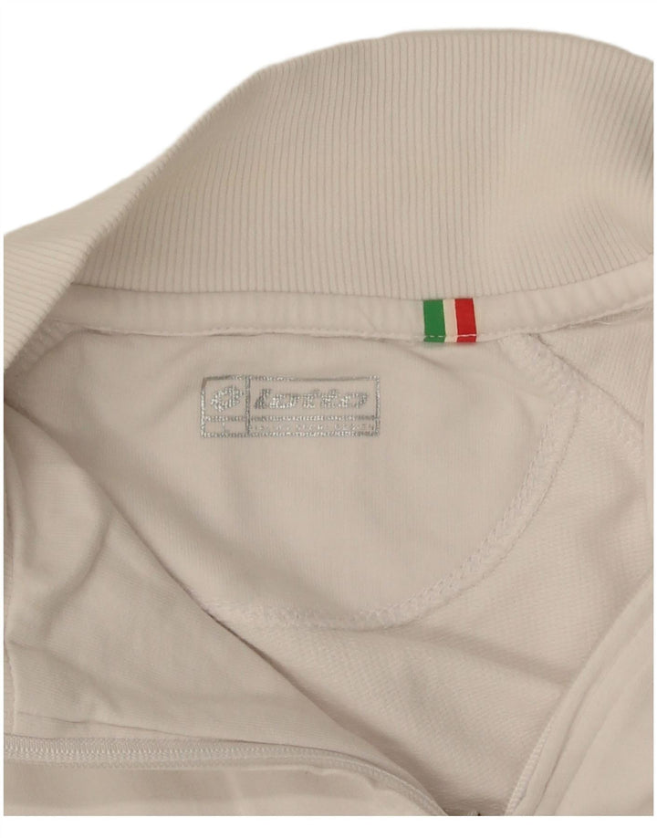 Lotto Womens Tracksuit Top Jacket UK 14 Grande Branco