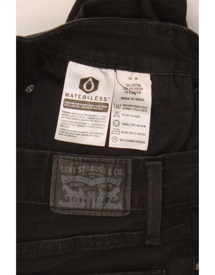 Calça jeans feminina Levi's 715 Bootcut W25 L27 algodão preto