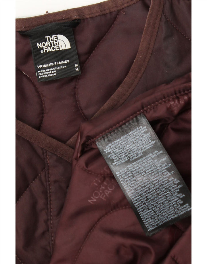 Sobretudo acolchoado oversized feminino The North Face UK 14 marrom médio