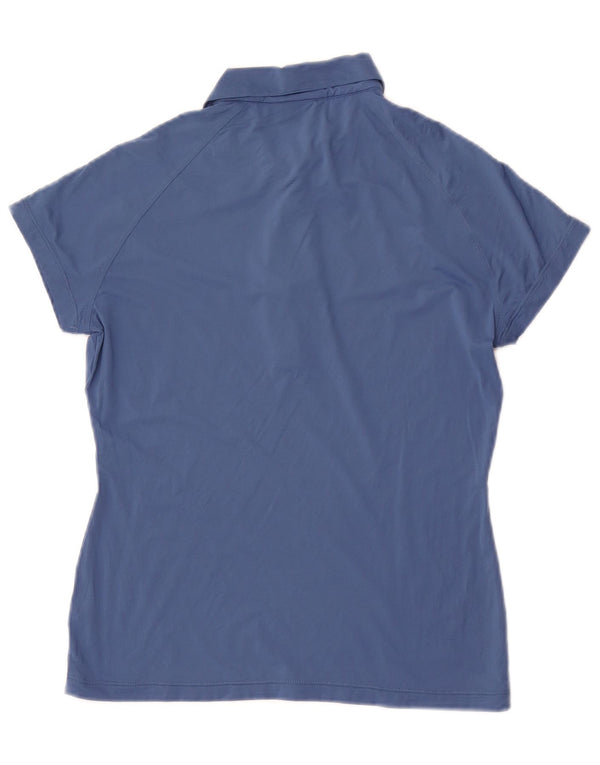 Camisa polo feminina Chervo UK 8 pequena azul