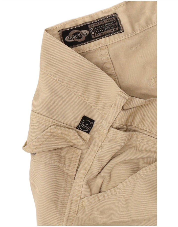 Calça cargo reta masculina Take Two W28 L30 bege