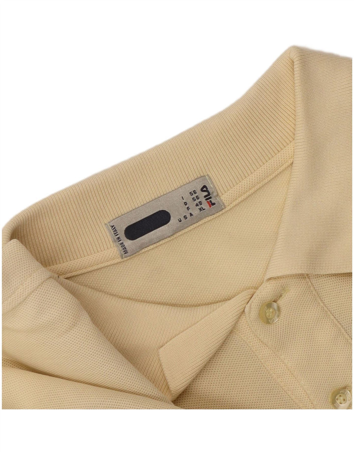 Camisa polo masculina Fila IT 56 XL amarela