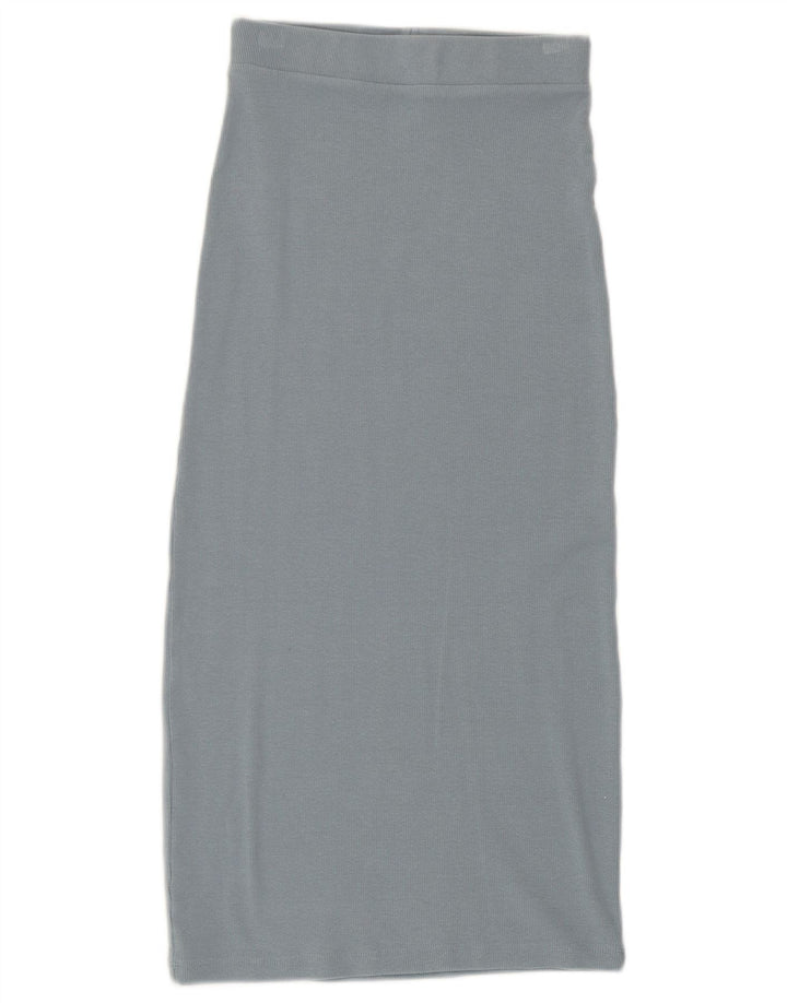 Zara Saia Midi Feminina Cintura Alta Pequena W26 Azul