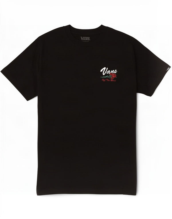 Camiseta Vans Masculina Classic Fit Graphic Top Pequeno Algodão Preto