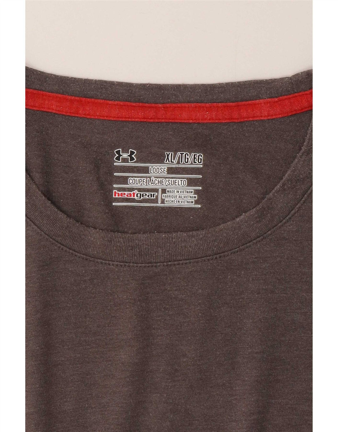 Camiseta masculina Under Armour Top XL cinza poliéster