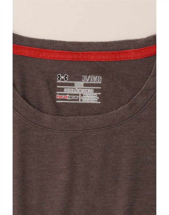 Camiseta masculina Under Armour Top XL cinza poliéster