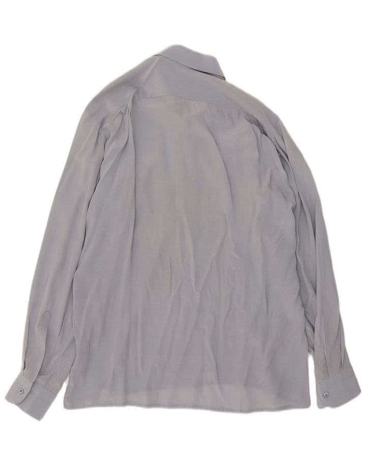Camisa masculina Pancaldi & B tamanho 16 41 grande cinza