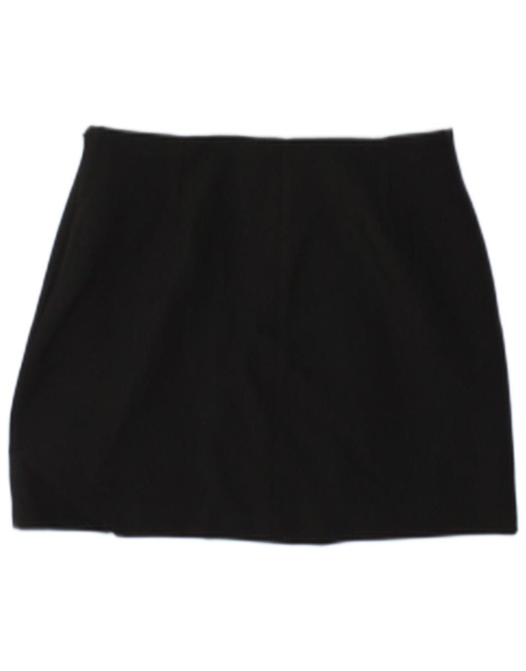 Mini saia feminina Zara pequena W26 poliéster preto