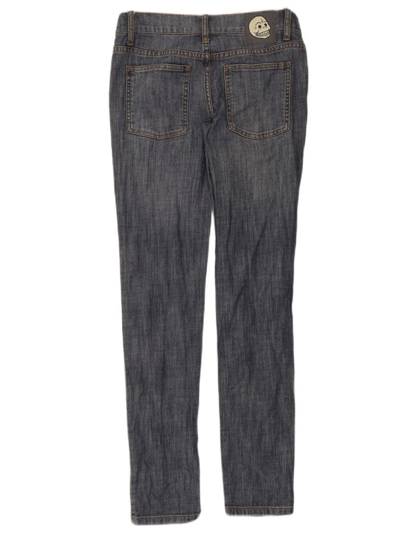 Jeans skinny feminino barato segunda-feira W29 L32 algodão azul