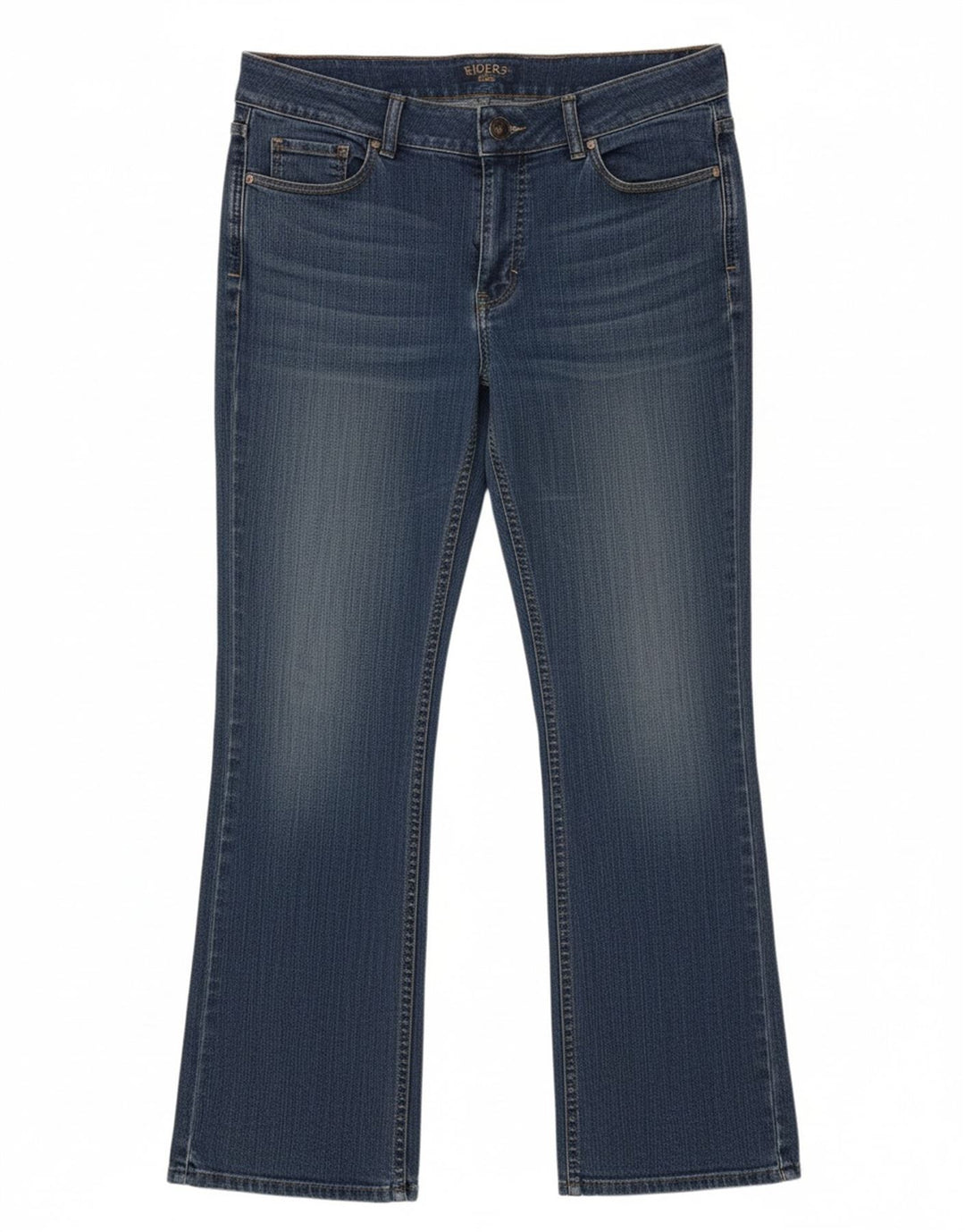 LEE Womens Riders Bootcut Jeans US 12 Grande W32 L30 Azul Algodão