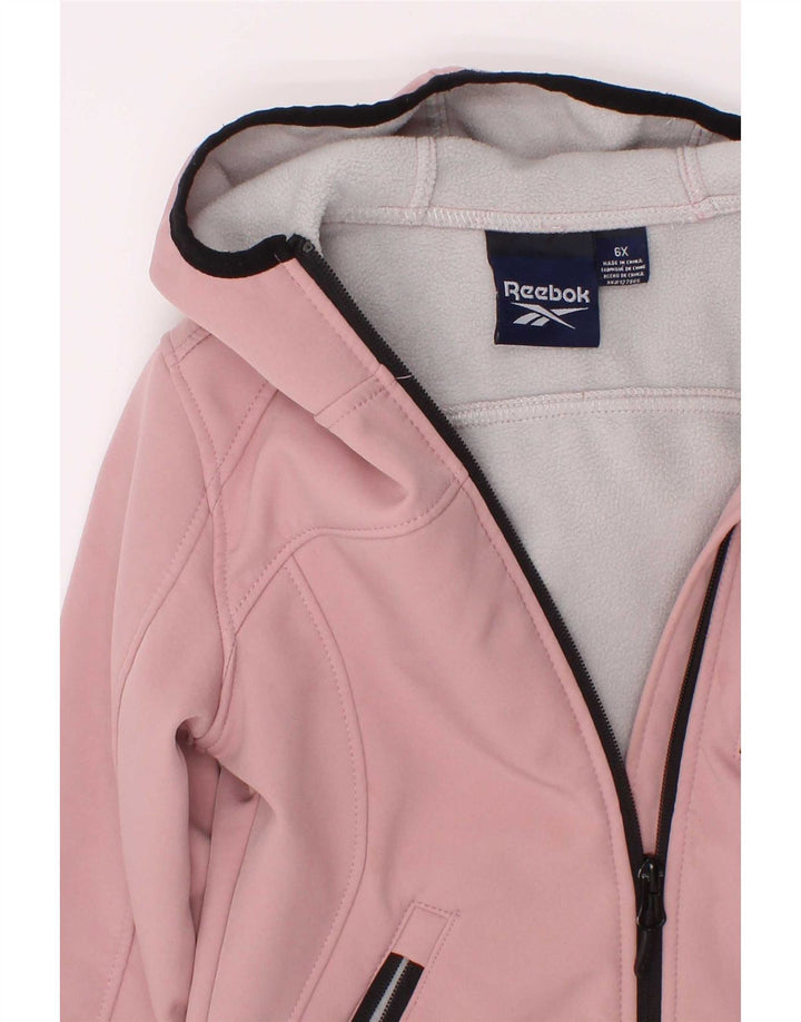 Jaqueta Reebok Meninas Treino Top 5-6 Anos Rosa