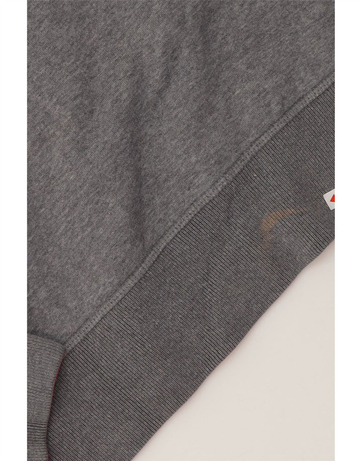 Suéter gráfico masculino VINTAGE pequeno algodão cinza
