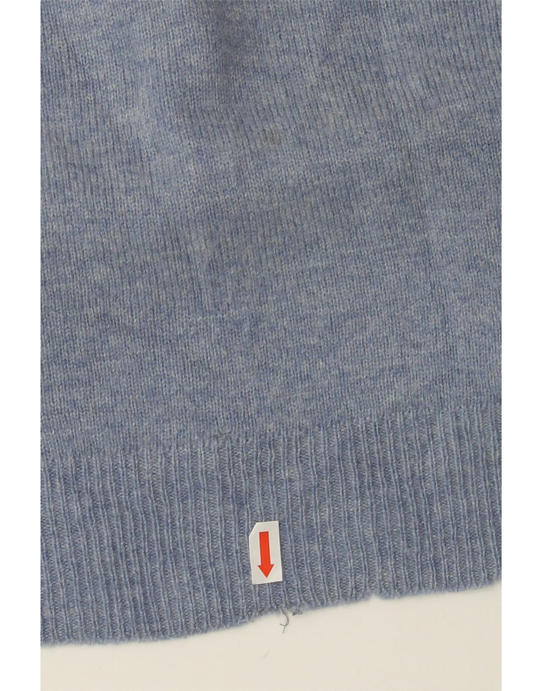Suéter masculino Marks & Spencer Blue Harbor com decote em V azul médio