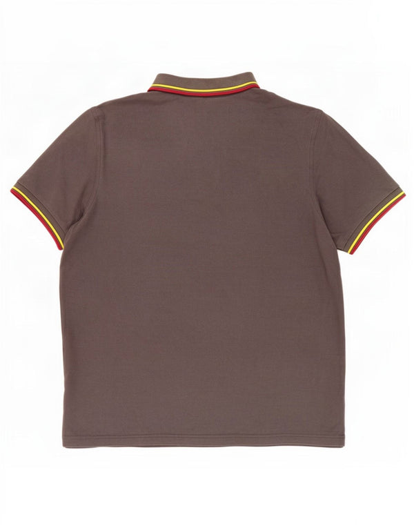 Camisa polo masculina Fred Perry XL algodão cinza