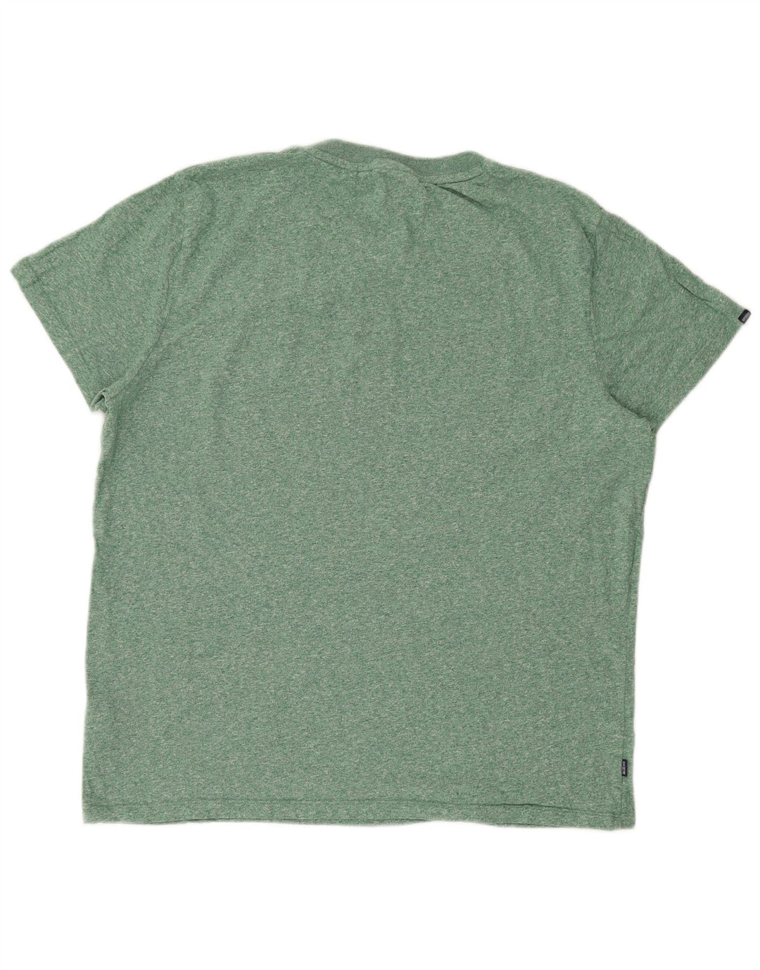 Camiseta masculina SUPERDRY Top 2XL algodão manchado verde