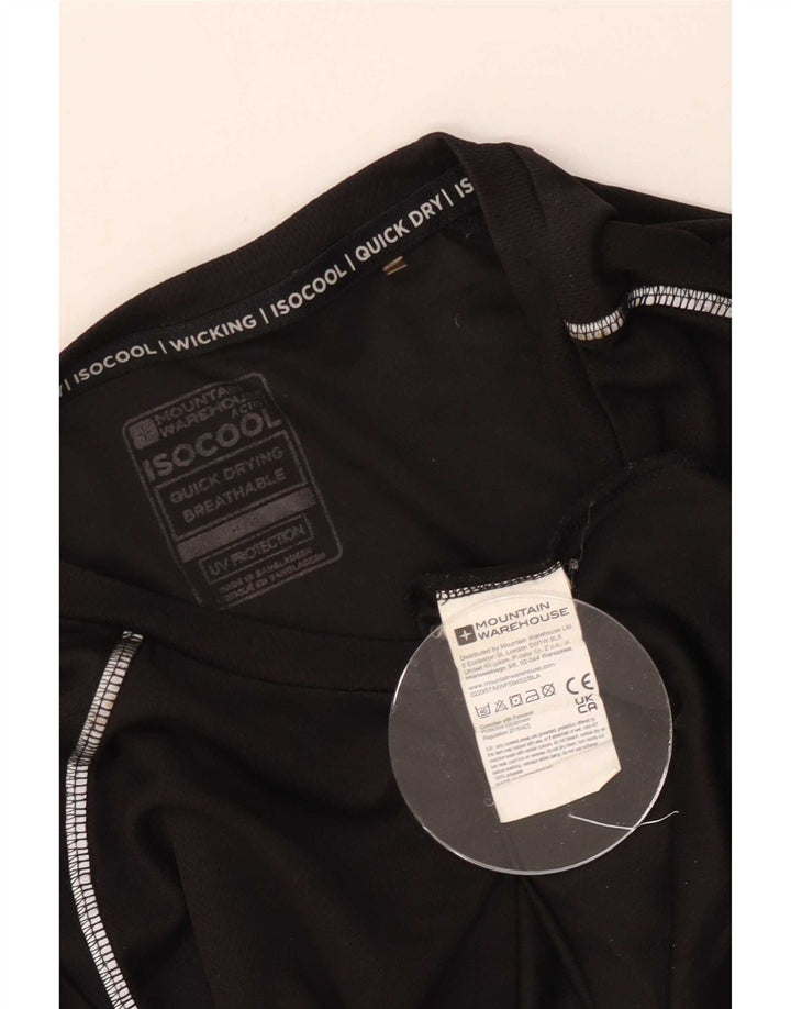 Camiseta masculina Mountain Warehouse grande poliéster preto