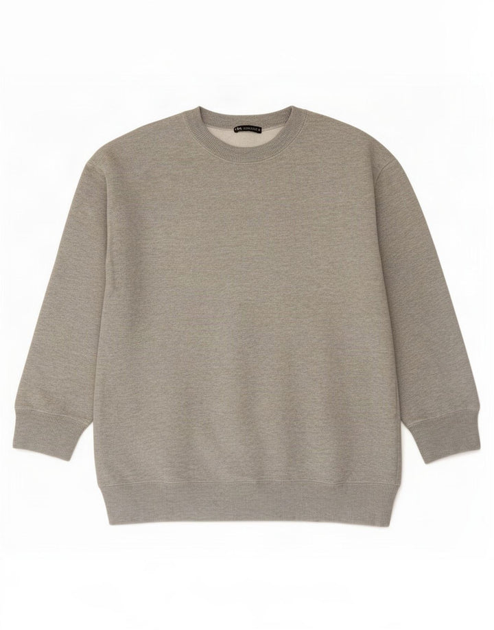 Zara Moletom Masculino Jumper Pequeno Poliéster Cinza