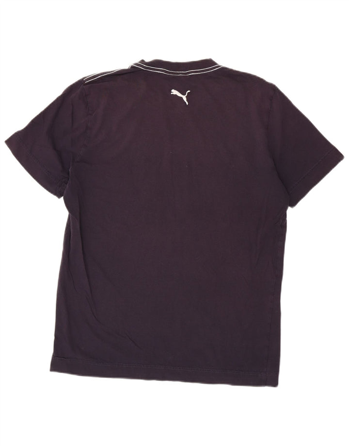 Camiseta masculina Puma Graphic Top Médio Algodão Azul Marinho