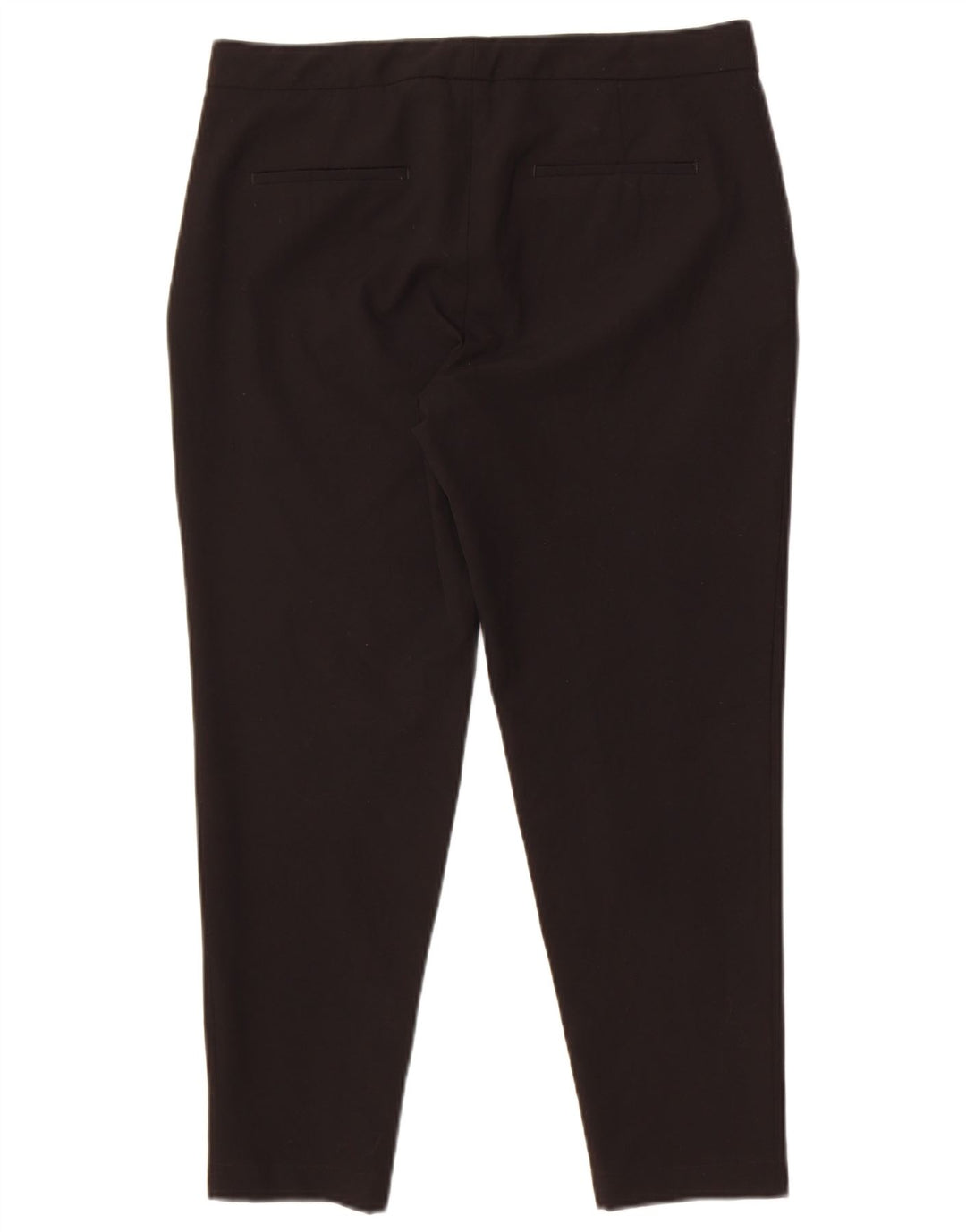 Calça feminina Zara cortada EU 40 médio W32 L25 preta