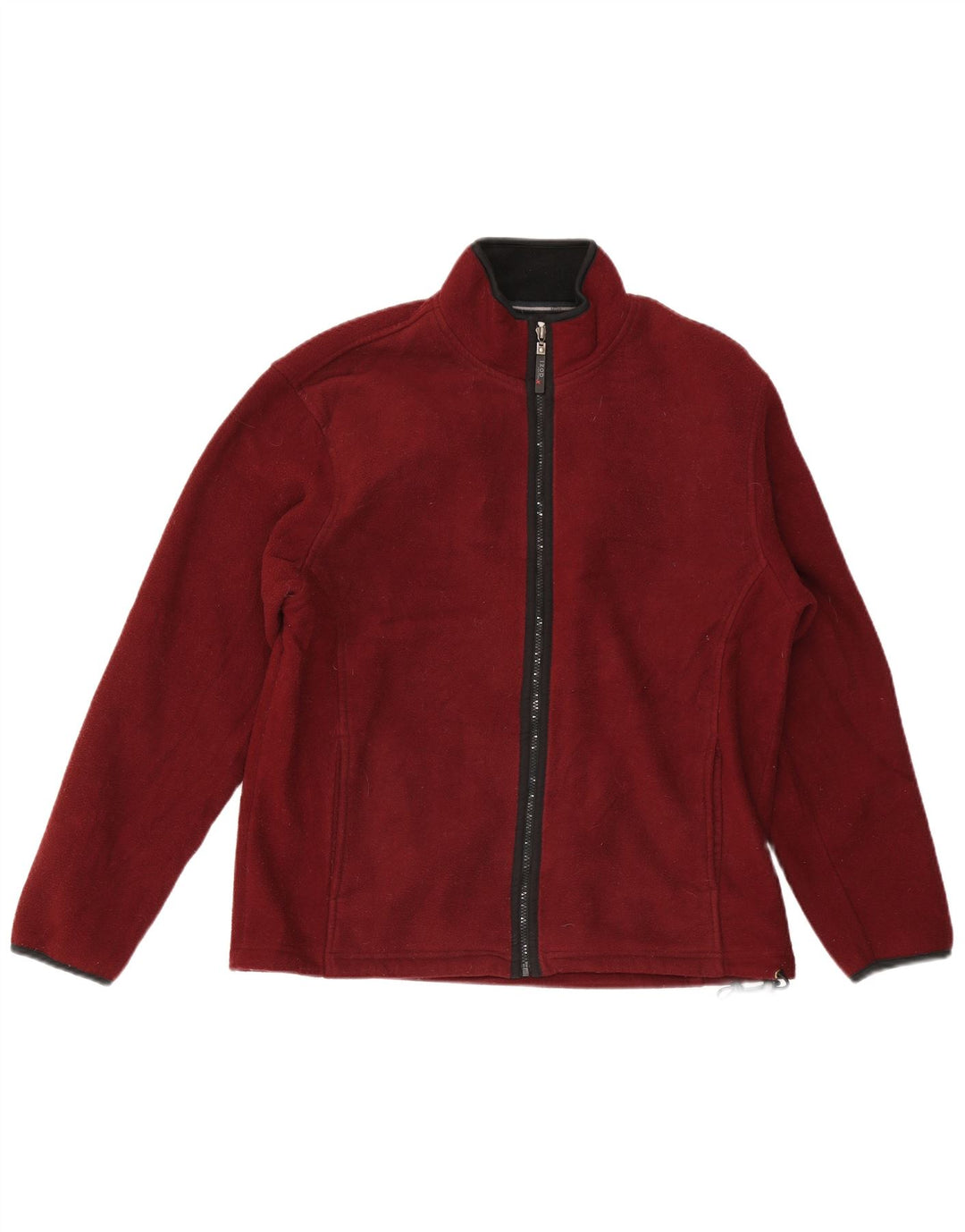Jaqueta masculina Izod de lã média cor de vinho poliéster