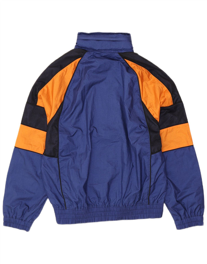 LACOSTE Jaqueta masculina de agasalho grande grande azul marinho poliamida