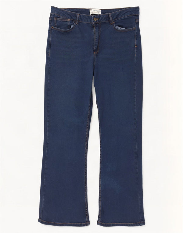Calça Jeans Brooke Bootcut Feminina Fat Face UK 18 XL W36 L28 Azul Algodão