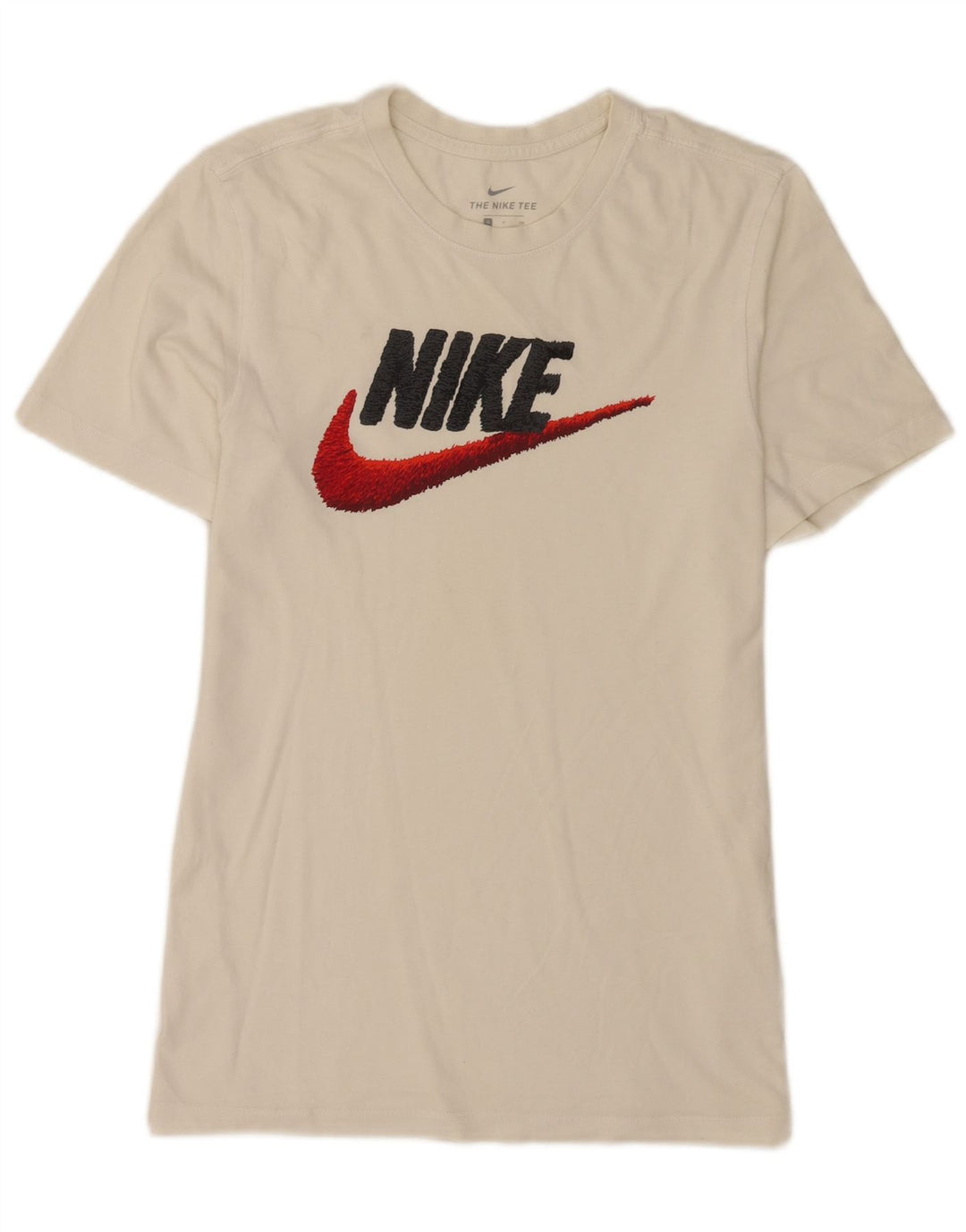 Camiseta Nike masculina gráfica top pequeno algodão branco