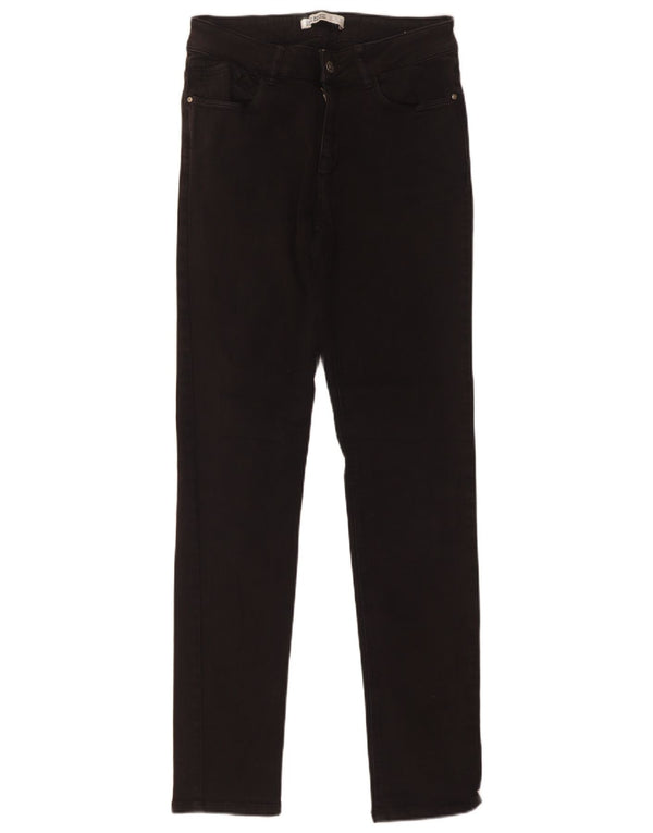 Zara Jeans Skinny Feminino EU 38 Pequeno W28 L30 Algodão Preto