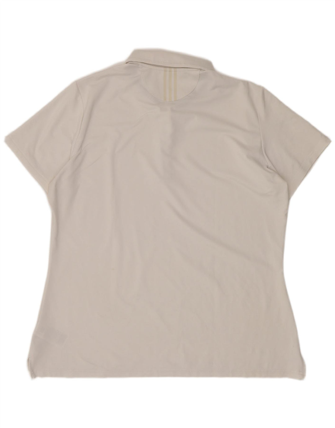 Camisa polo feminina Adidas UK 18 XL branco poliéster