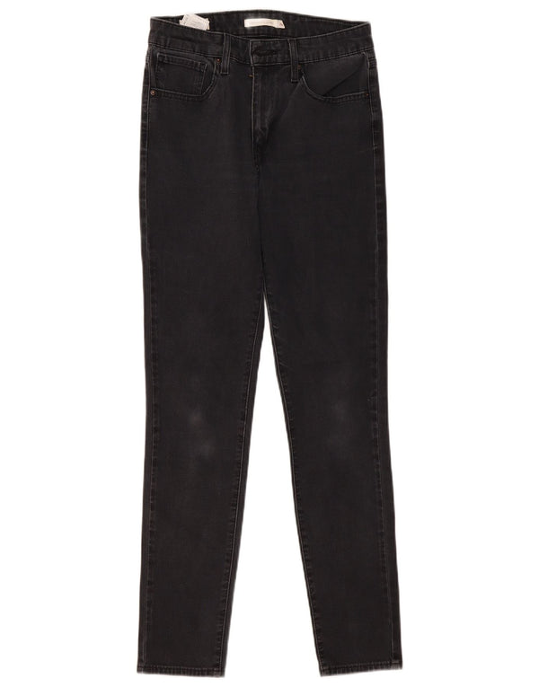Calça jeans feminina Levi's 721 High Rise Skinny W28 L30 algodão preto