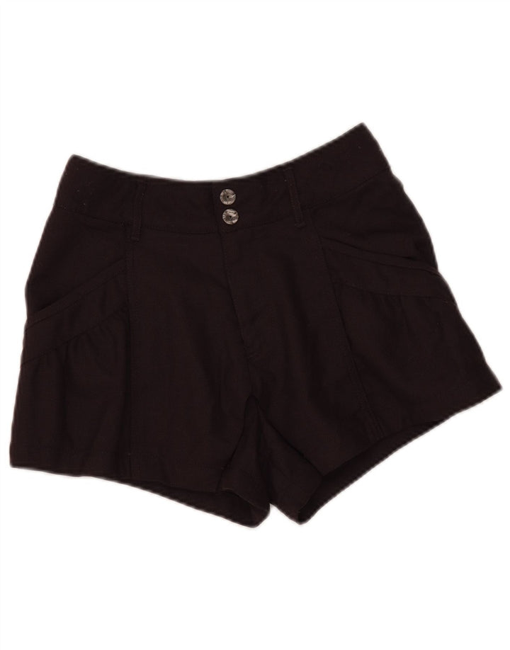 DIESEL Shorts feminino casual de cintura alta W28 lã marrom médio