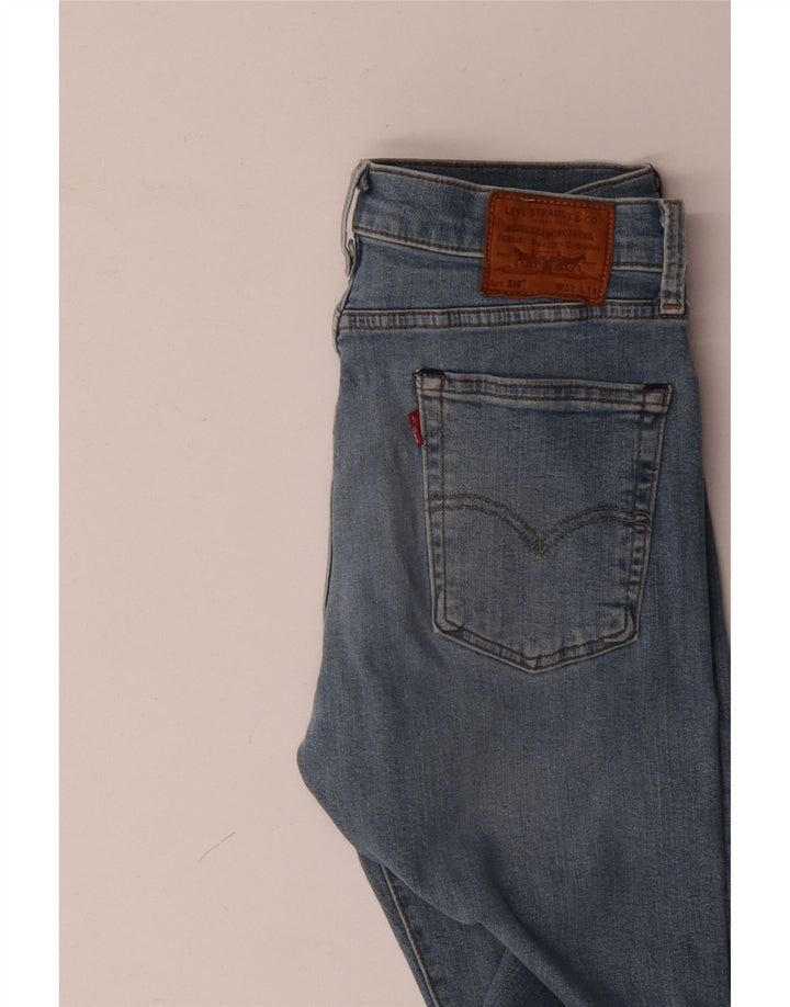 Calça jeans feminina LEVI'S 510 skinny W32 L34 azul algodão