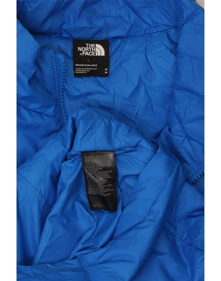 Jaqueta acolchoada masculina The North Face UK 38 poliéster azul médio