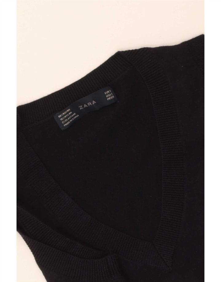 Regata feminina Zara com colete UK 8 pequena rayon azul marinho