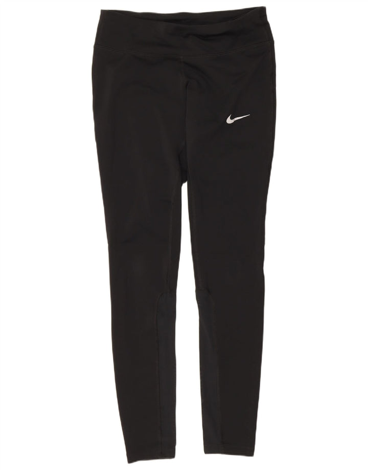 Leggings Nike Dri Fit Feminina UK 10 Pequenas Pretas