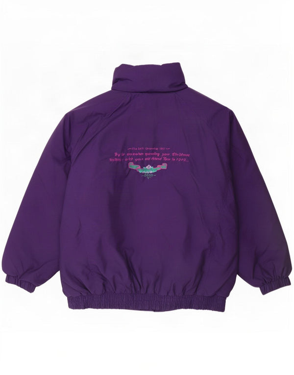 Jaqueta de esqui feminina Skiss Graphic Oversized EU 46 XL roxo colorblock